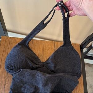 Bombshell Sportswear Charcoal Bra